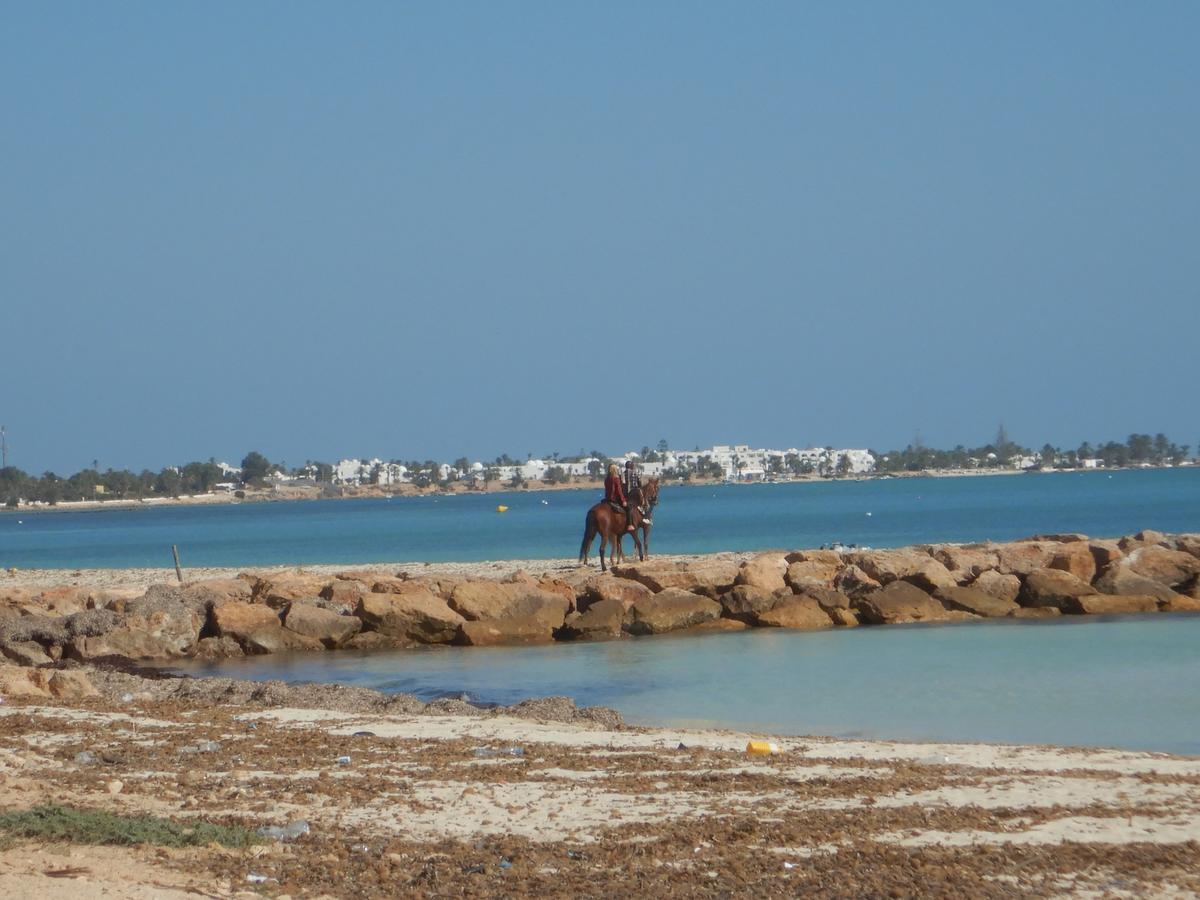 Maison Les Palmiers 300M De La Plage Aghir Bagian luar foto